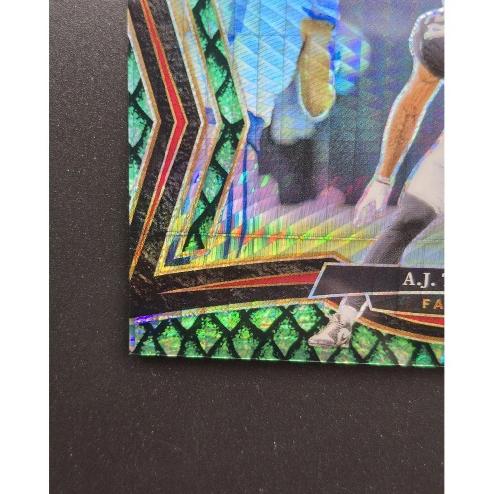 2024 Select A.J. Terrell #403 Field Level Dragon Scale Prizm /70 SP Falcons